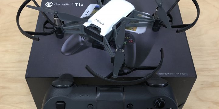 Tello+GameSirコントローラーの接続